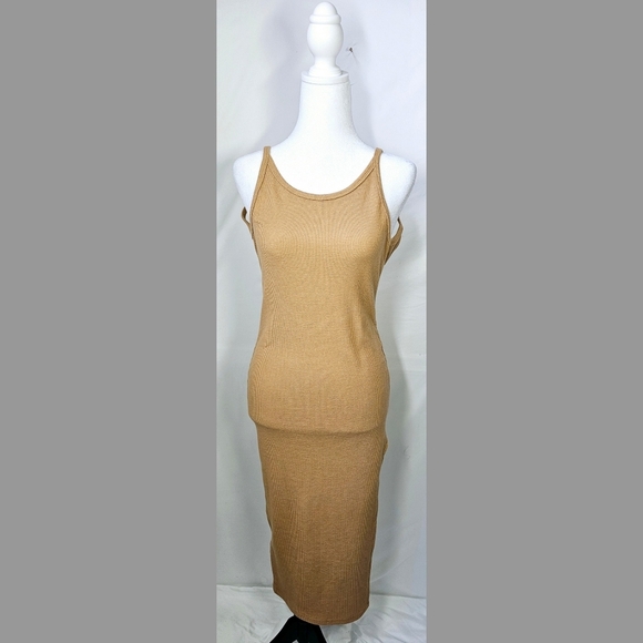 Small Adika Tan Dress - Picture 1 of 4
